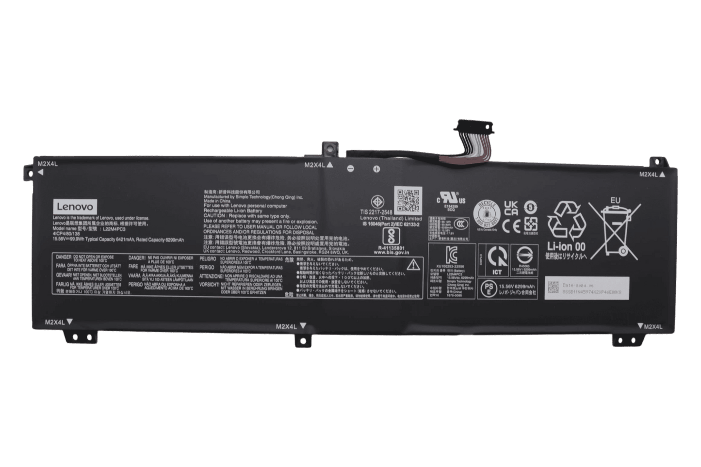 Lenovo Laptop Accu 6299mAh