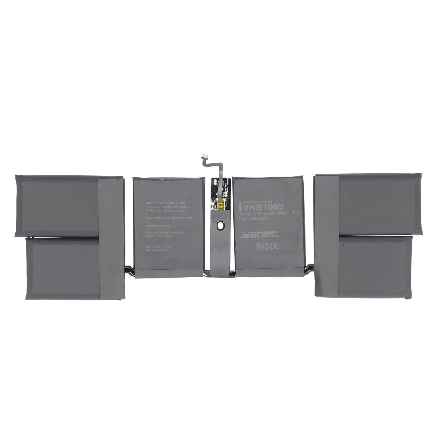 Yanec MacBook Accu 6100mAh
