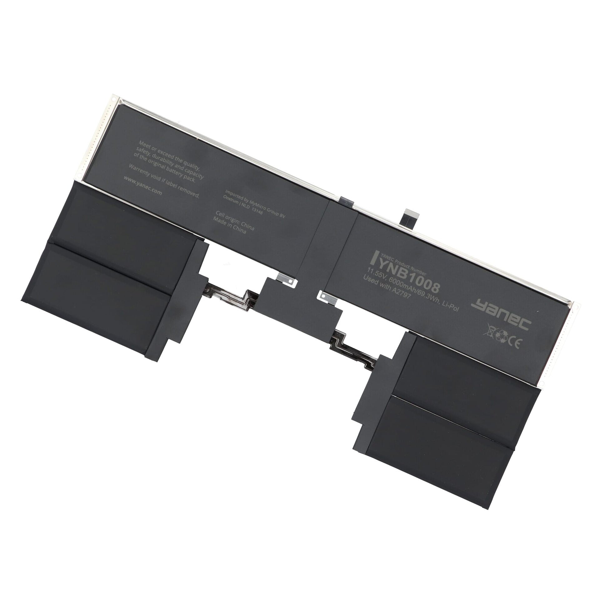 Yanec MacBook Accu 6000mAh