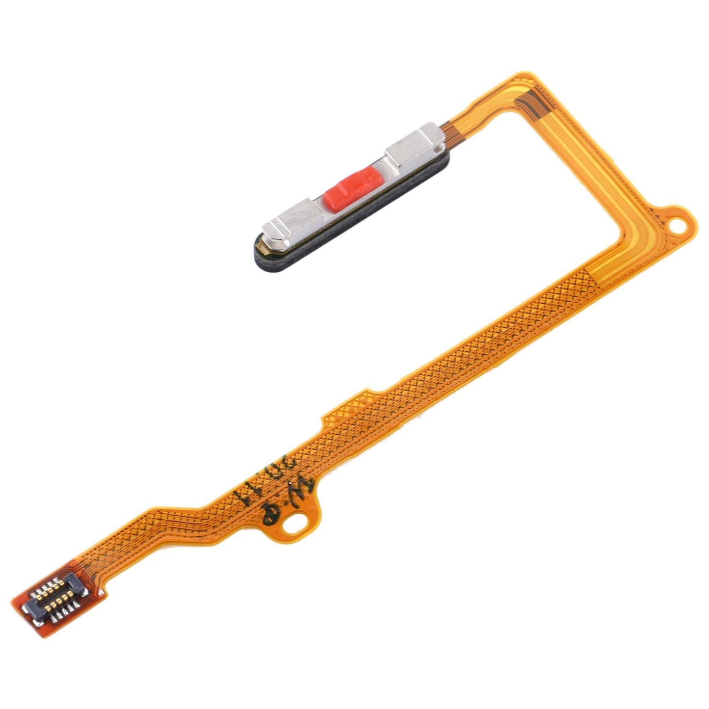 Vingerafdruksensor met flexkabel voor Huawei P smart 2021 (Zwart)