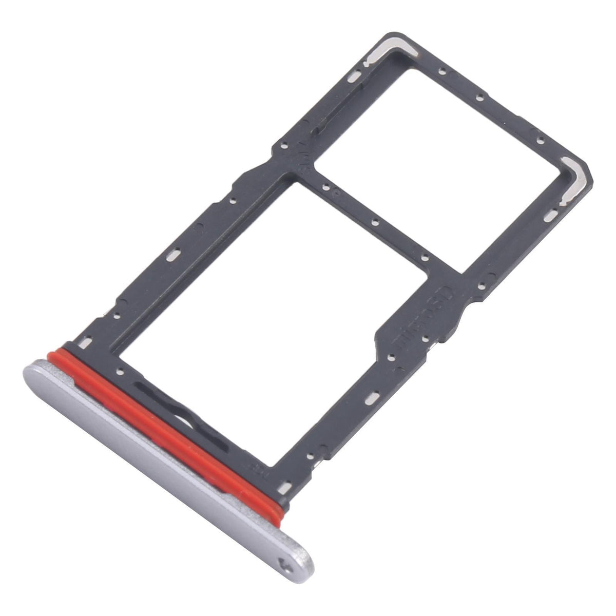 Simkaarthouder met microSD-slot voor Samsung Galaxy Tab A11 (SM-X135) (zilver)