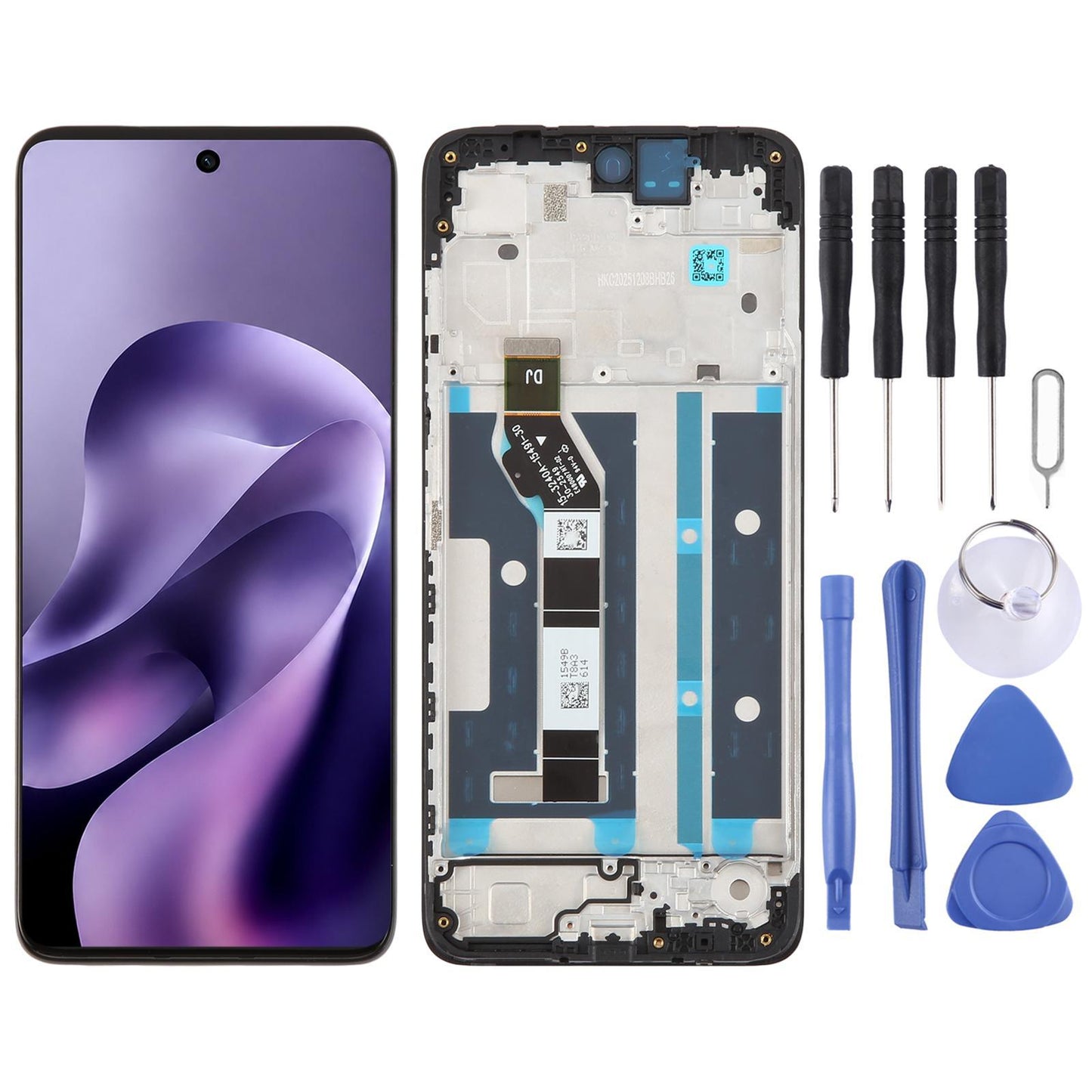 Display unit LCD voor Motorola Moto G17