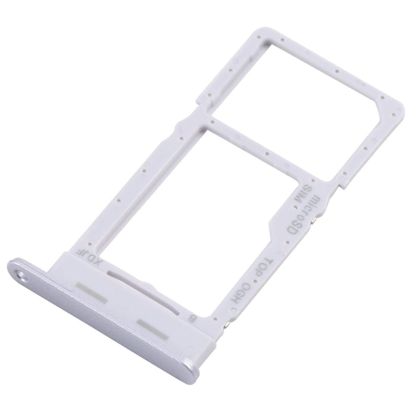 Simkaarthouder met microSD-slot voor Samsung Galaxy Tab S10 Lite (SM-X400 / SM-X406) (zilver)