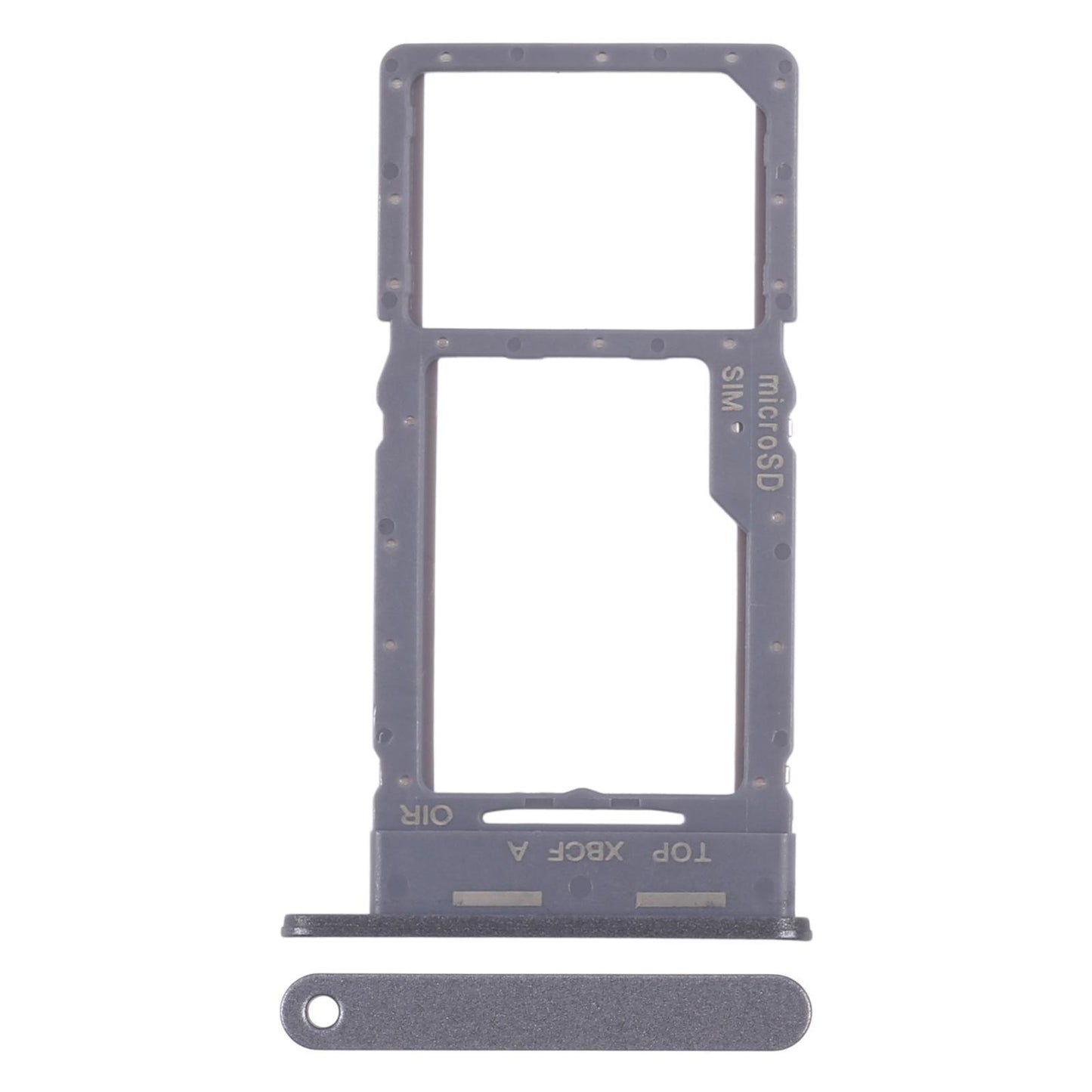 Simkaarthouder met microSD-slot voor Samsung Galaxy Tab A11+ (SM-X236/X230) (zwart)