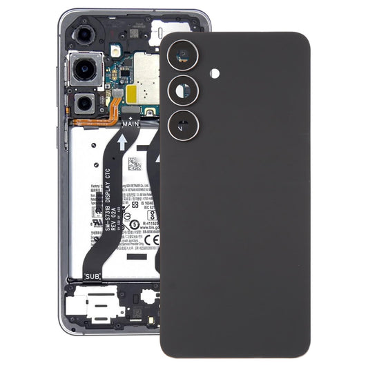 Achterklep met cameralensframe voor Samsung Galaxy S25 FE 5G SM-S731B (zwart)