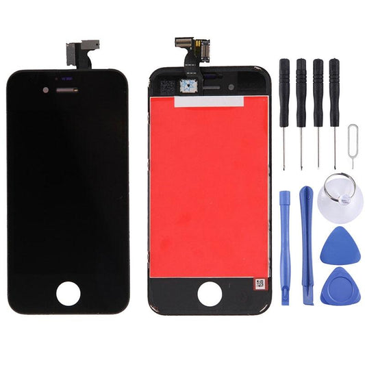 Compleet beeldscherm (LCD, frame en touchscreen) voor iPhone 4 (zwart)