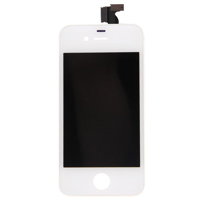 Compleet beeldscherm (LCD, frame en touchscreen) voor iPhone 4 (wit)