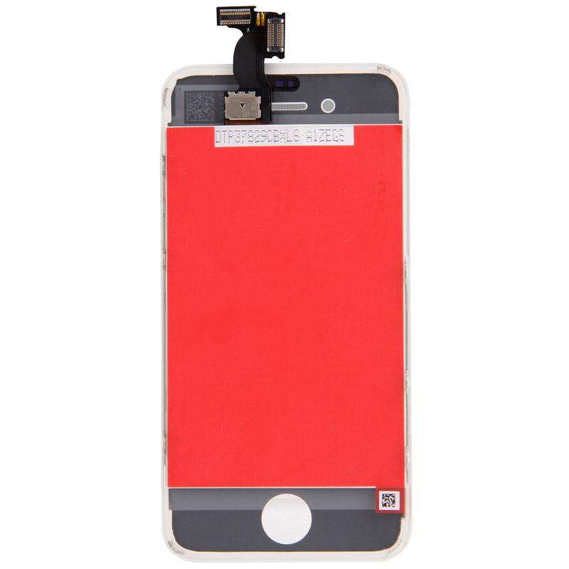 Compleet beeldscherm (LCD, frame en touchscreen) voor iPhone 4 (wit)