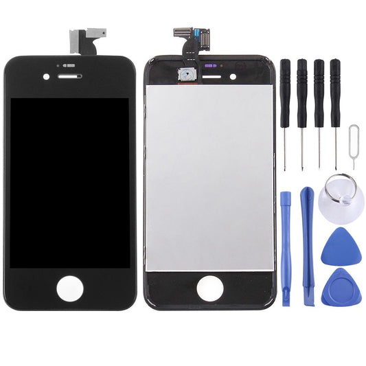 Compleet scherm met frame voor iPhone 4S (zwart)