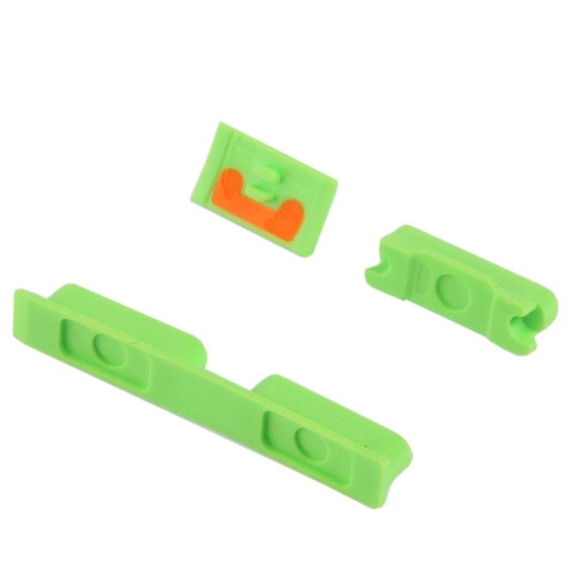 3-in-1 knoppenset voor iPhone 5C (groen)