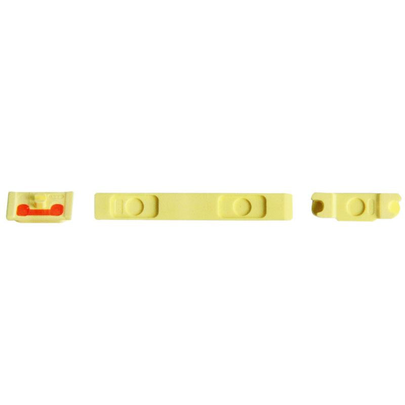 3-in-1 knoppenset voor iPhone 5C (geel)