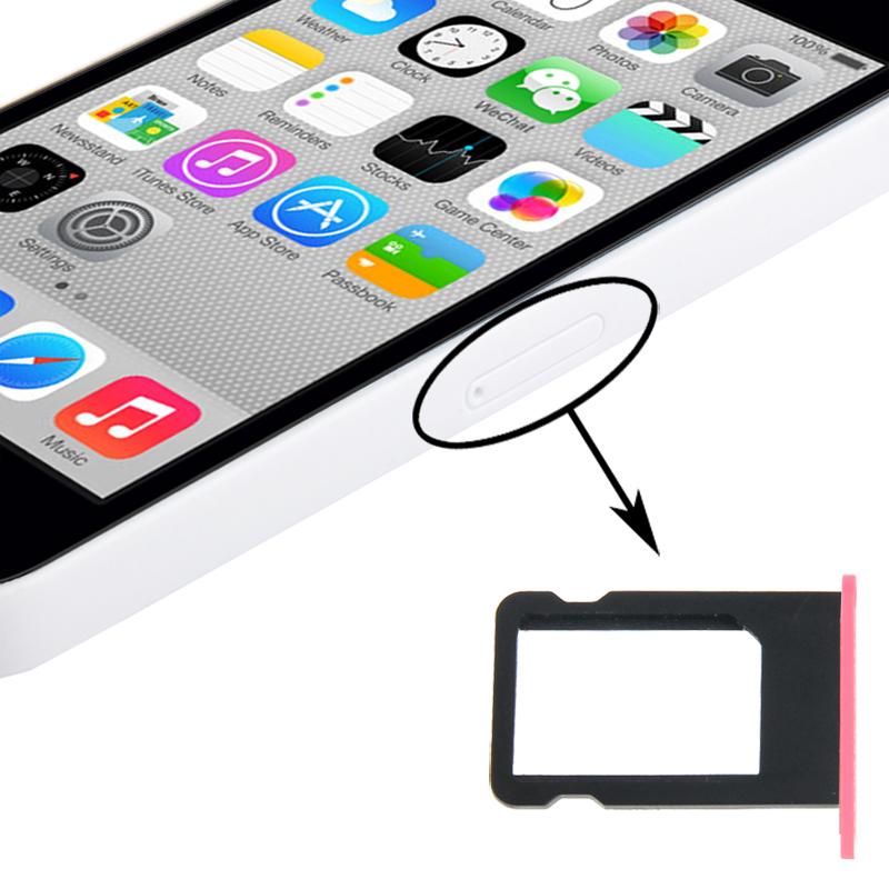Simkaarthouder voor iPhone 5C (roze)