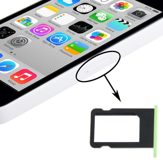 Simkaarthouder voor iPhone 5C (groen)