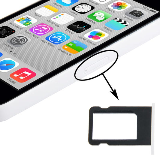 Simkaarthouder voor iPhone 5C (wit)