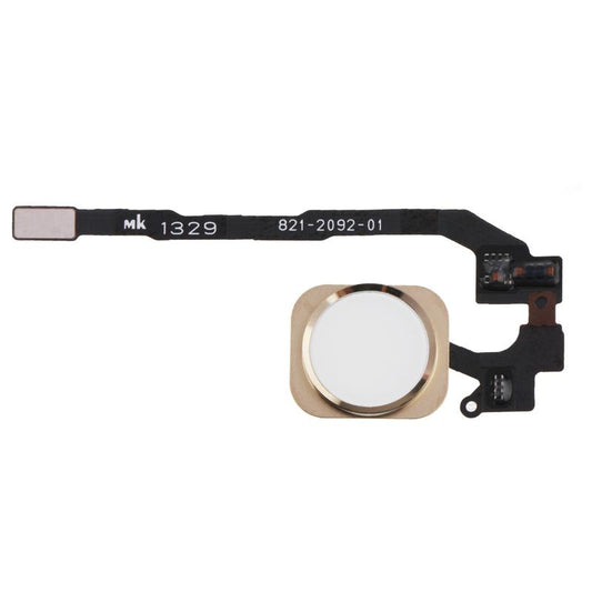 Homeknop met flexkabel voor iPhone 5S (goud)