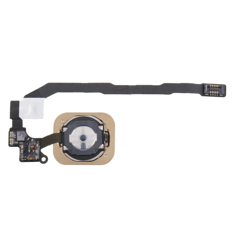 Homeknop met flexkabel voor iPhone 5S (goud)