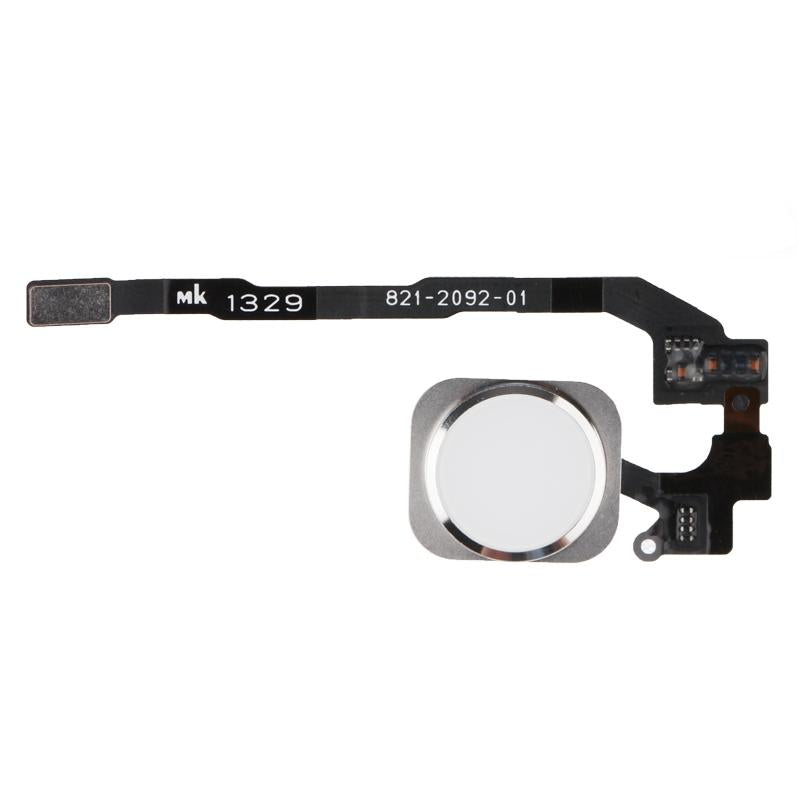 Homeknop met flexkabel voor iPhone 5S (zilver)