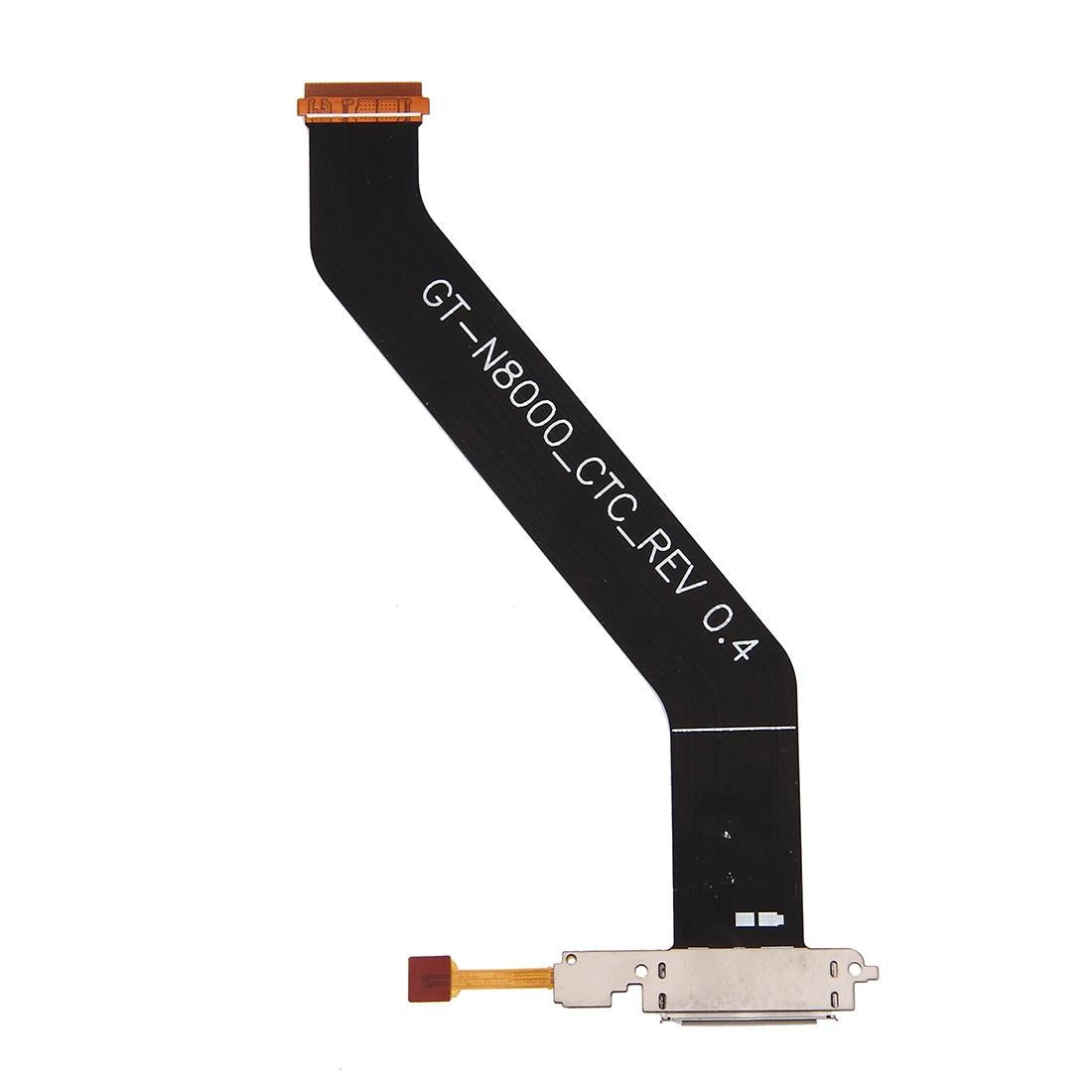 Oplaadconnector-flexkabel voor Samsung Galaxy Note 10.1 N8000 (revisie 0.4)