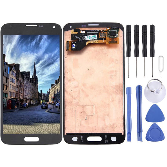 Display unit AMOLED voor Samsung Galaxy S5 G900F (zwart)
