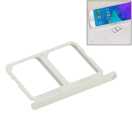 Simkaarthouder dual-SIM voor Samsung Galaxy S6 (zilver)