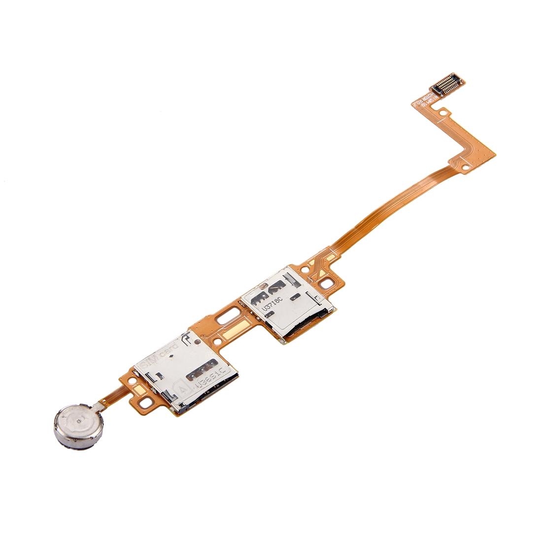 Simkaart- en SD-kaartlezer flexkabel voor Samsung Galaxy Note 10.1 (2014, P600/P605)
