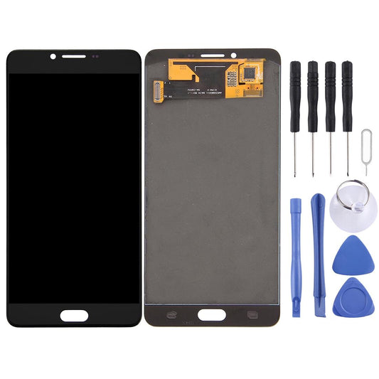 Display unit AMOLED voor Samsung Galaxy C9 Pro C9000 (zwart)