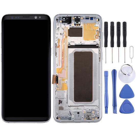 Display unit AMOLED voor Samsung Galaxy S8+ (zilver)