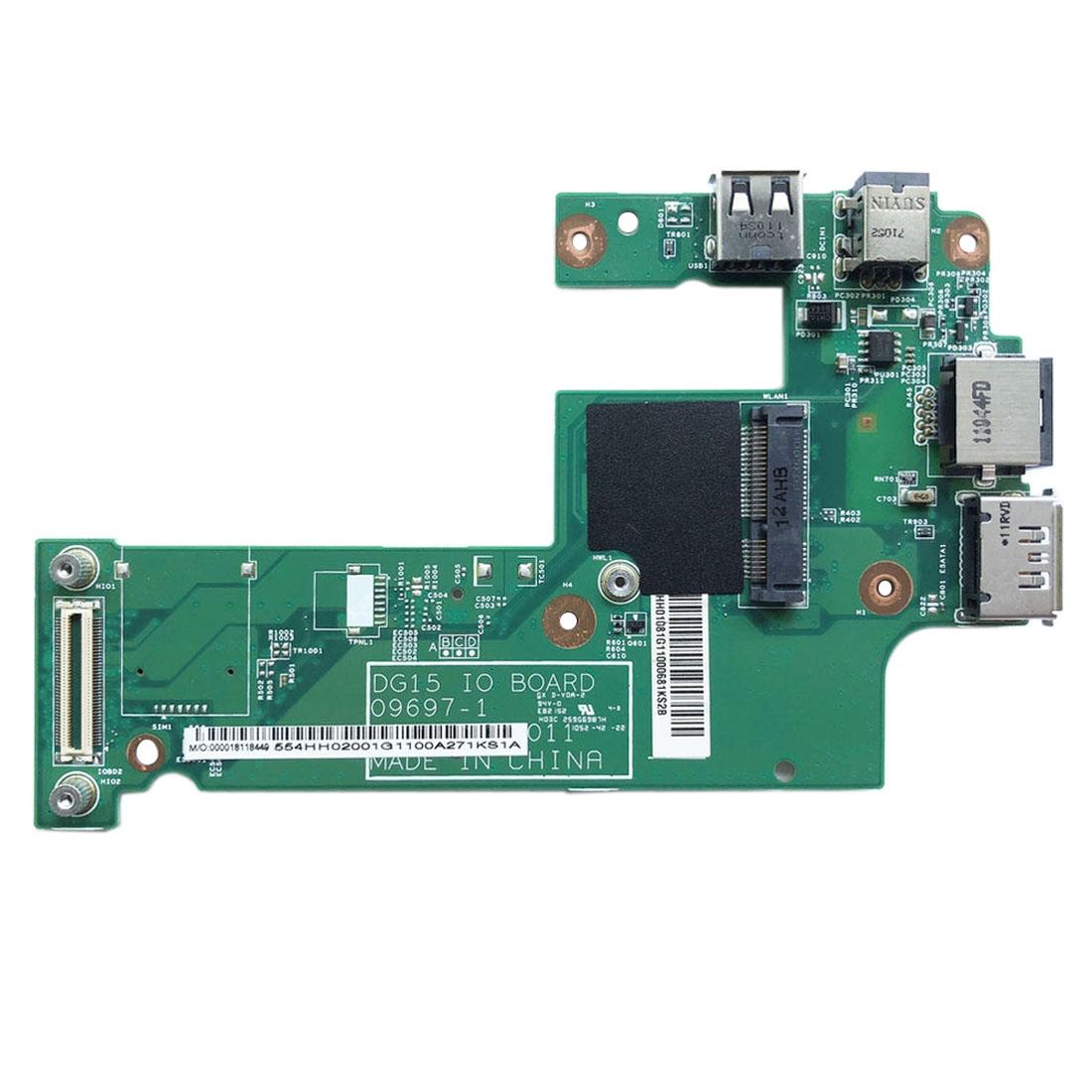 IO-print met DC-aansluiting, USB, netwerk en HDMI voor Dell Inspiron 15R N5010