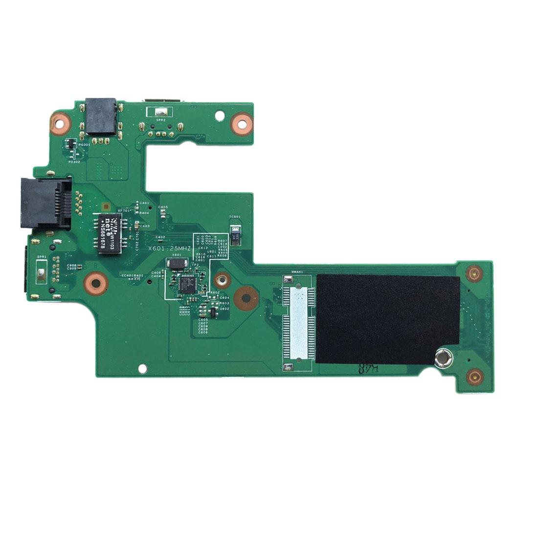IO-print met DC-aansluiting, USB, netwerk en HDMI voor Dell Inspiron 15R N5010