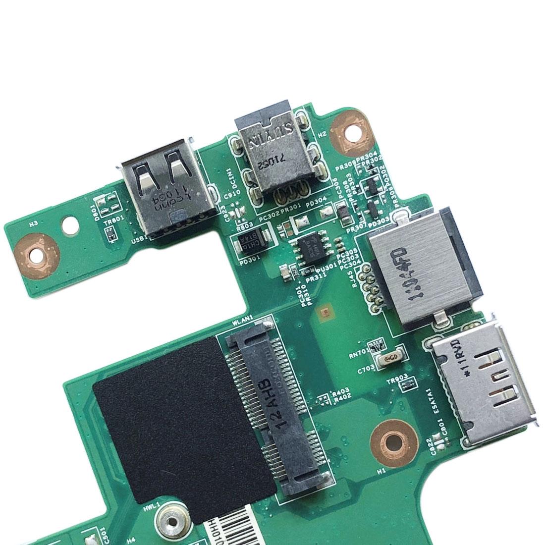 IO-print met DC-aansluiting, USB, netwerk en HDMI voor Dell Inspiron 15R N5010