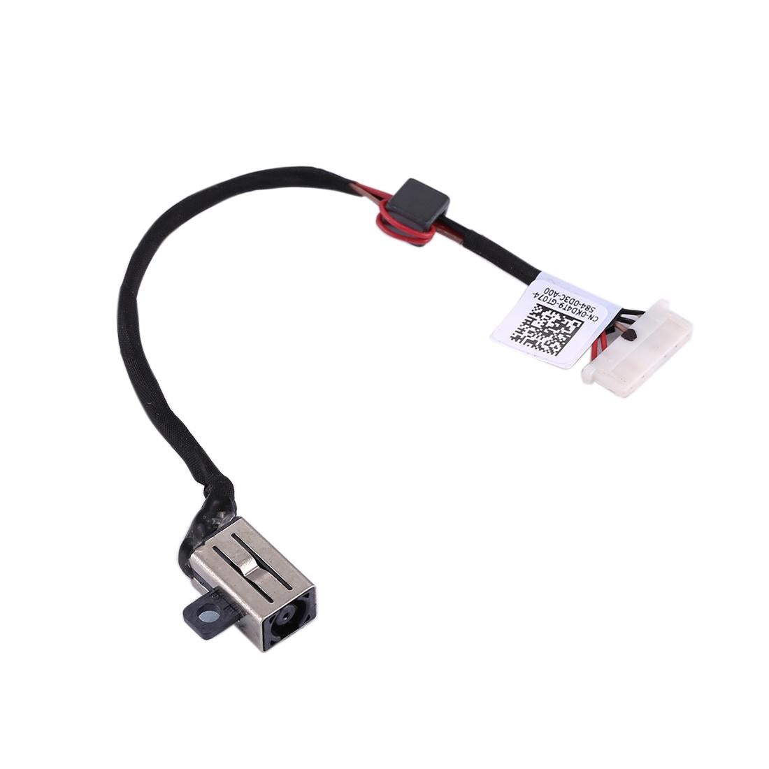 DC-voedingsconnector met kabel voor Dell Inspiron 13 5368, 14 5455 en 15 5558 / 5559