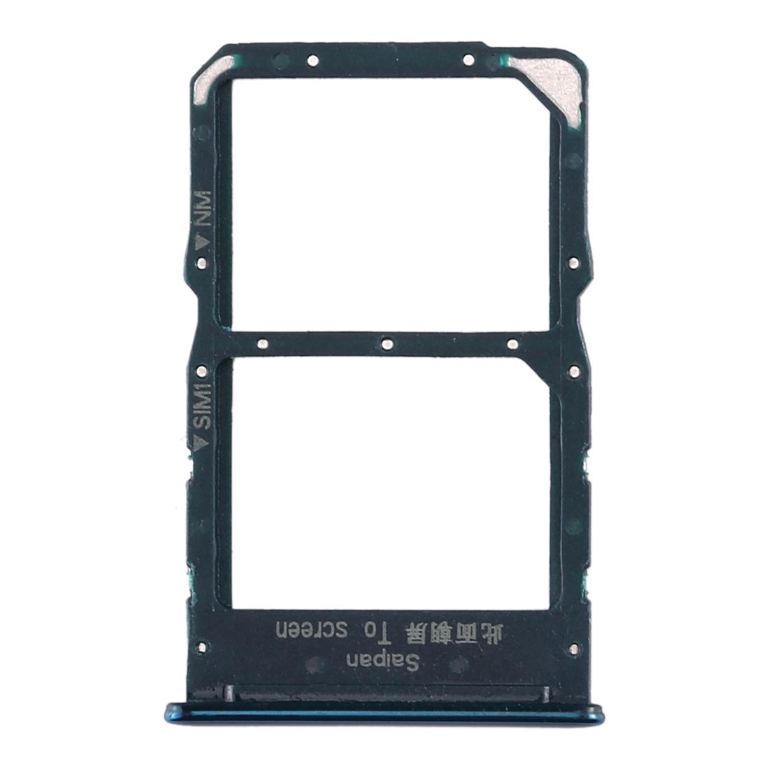 SIM- en NM-kaarthouder voor Huawei Nova 5z / Nova 5i Pro (Groen)