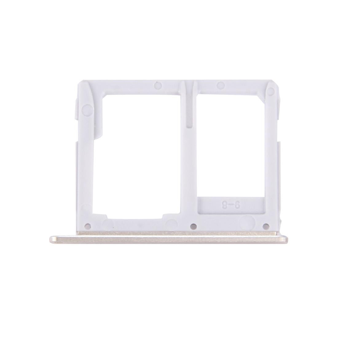 Simkaarthouder en micro-SD-houder voor Samsung Galaxy C7 (C7000) (Goud)