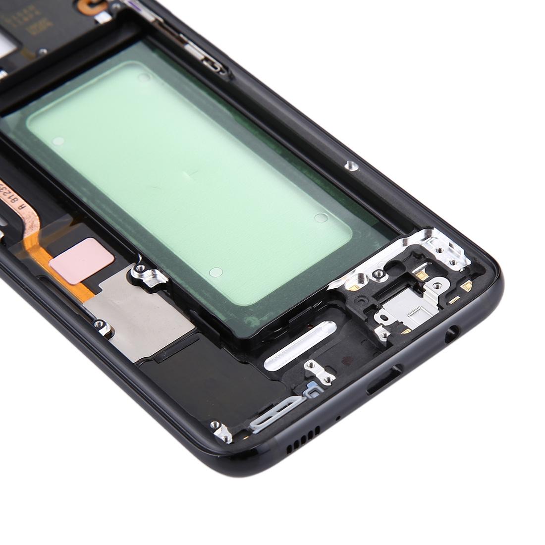 Middenframe voor Samsung Galaxy S8 (zwart)
