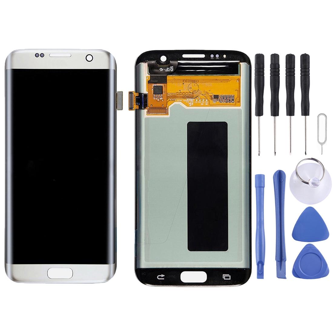 Display unit AMOLED voor Samsung Galaxy S7 Edge G935F (zilver)