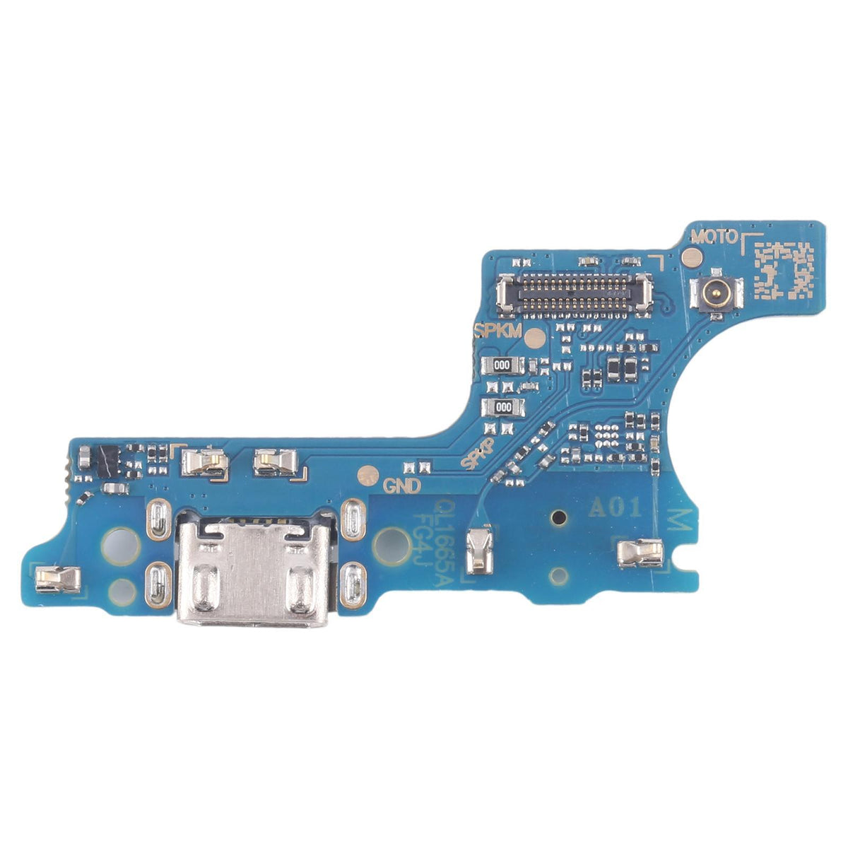 Oplaadconnector-print micro-USB met IC voor Samsung Galaxy A01 SM-A015F/A015M