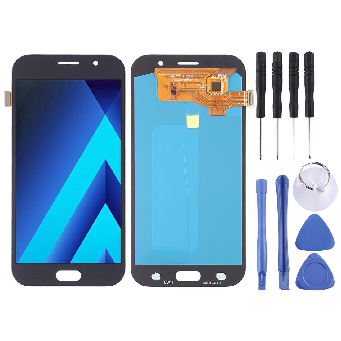 Display unit AMOLED voor Samsung Galaxy A7 2017 A720F (zwart)