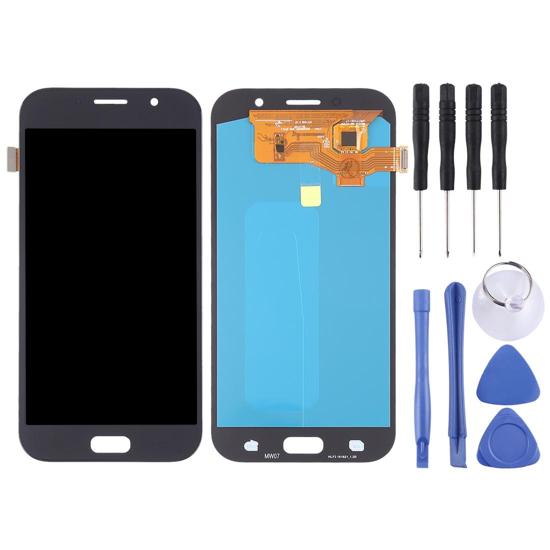 Display unit AMOLED voor Samsung Galaxy A7 2017 A720F (zwart)