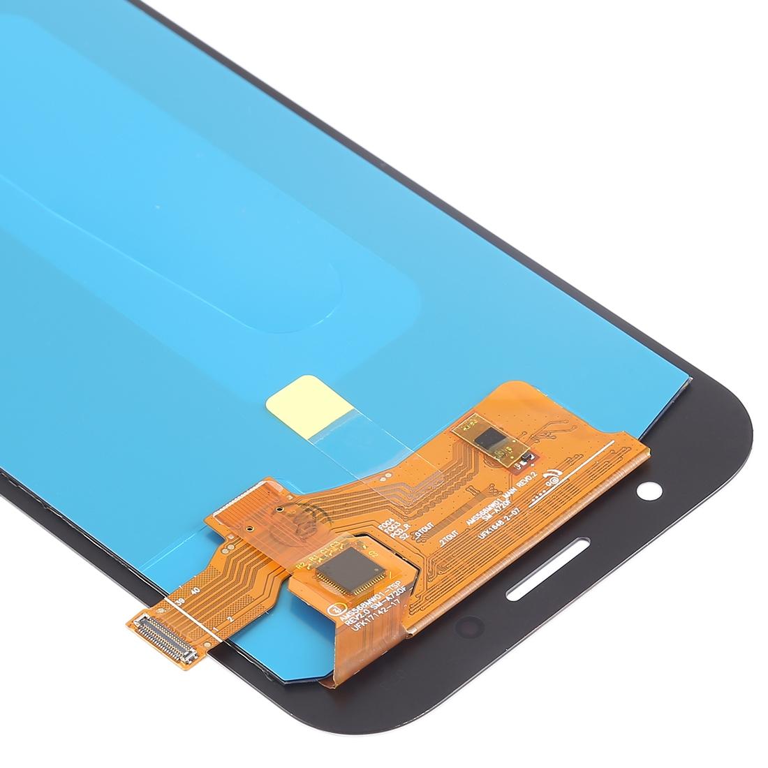 Display unit AMOLED voor Samsung Galaxy A7 2017 A720F (zwart)