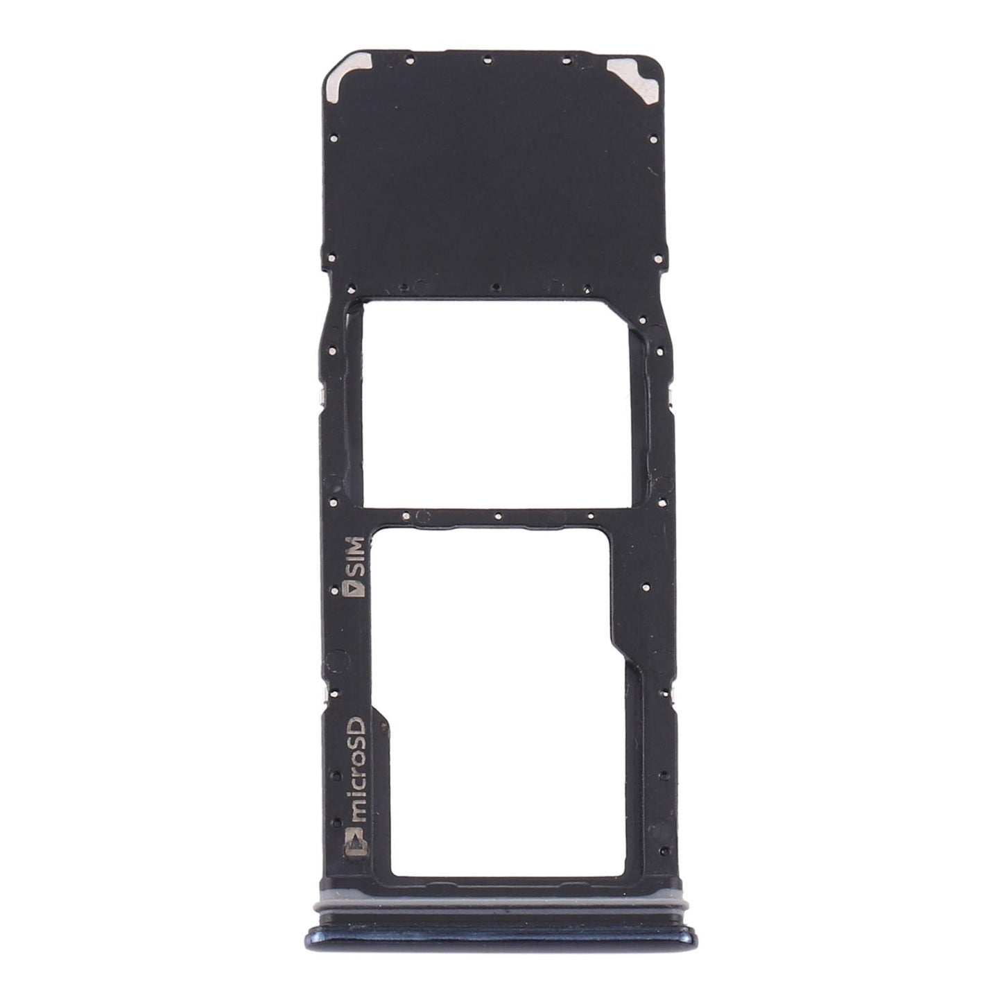 Simkaarthouder en microSD-houder voor Samsung Galaxy A9 (2018) SM-A920 (zwart)