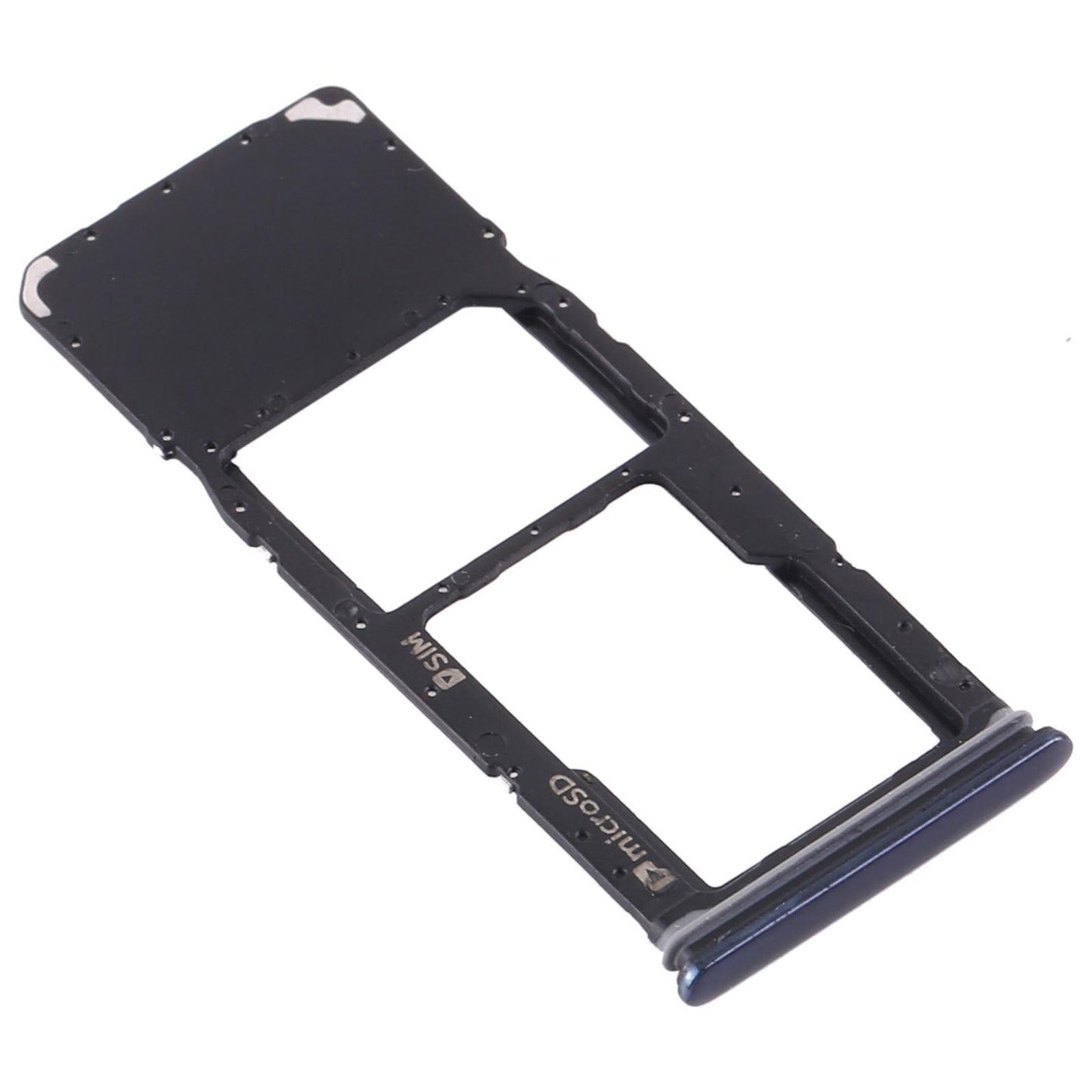 Simkaarthouder en microSD-houder voor Samsung Galaxy A9 (2018) SM-A920 (zwart)