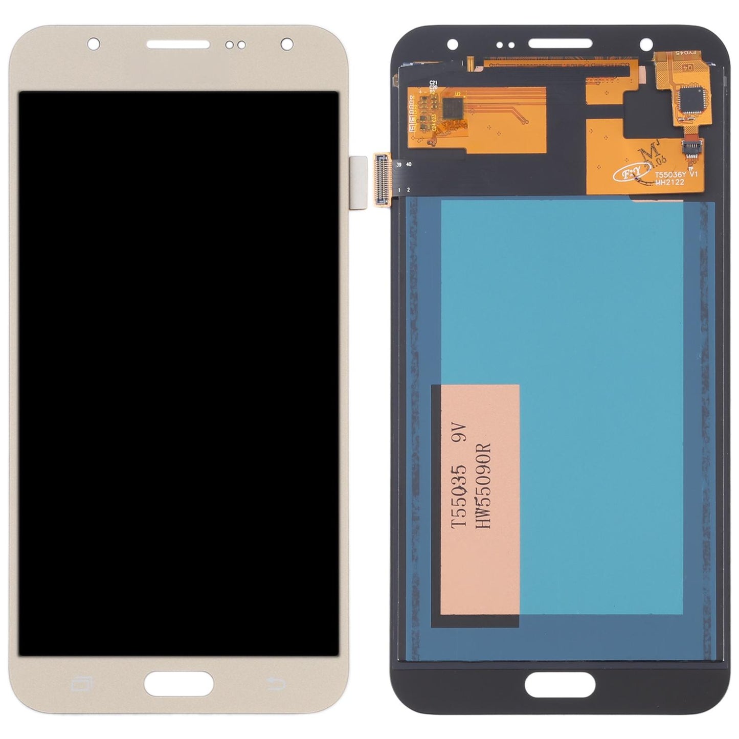 Display unit TFT voor Samsung Galaxy J7 (2015) J700 (goud)