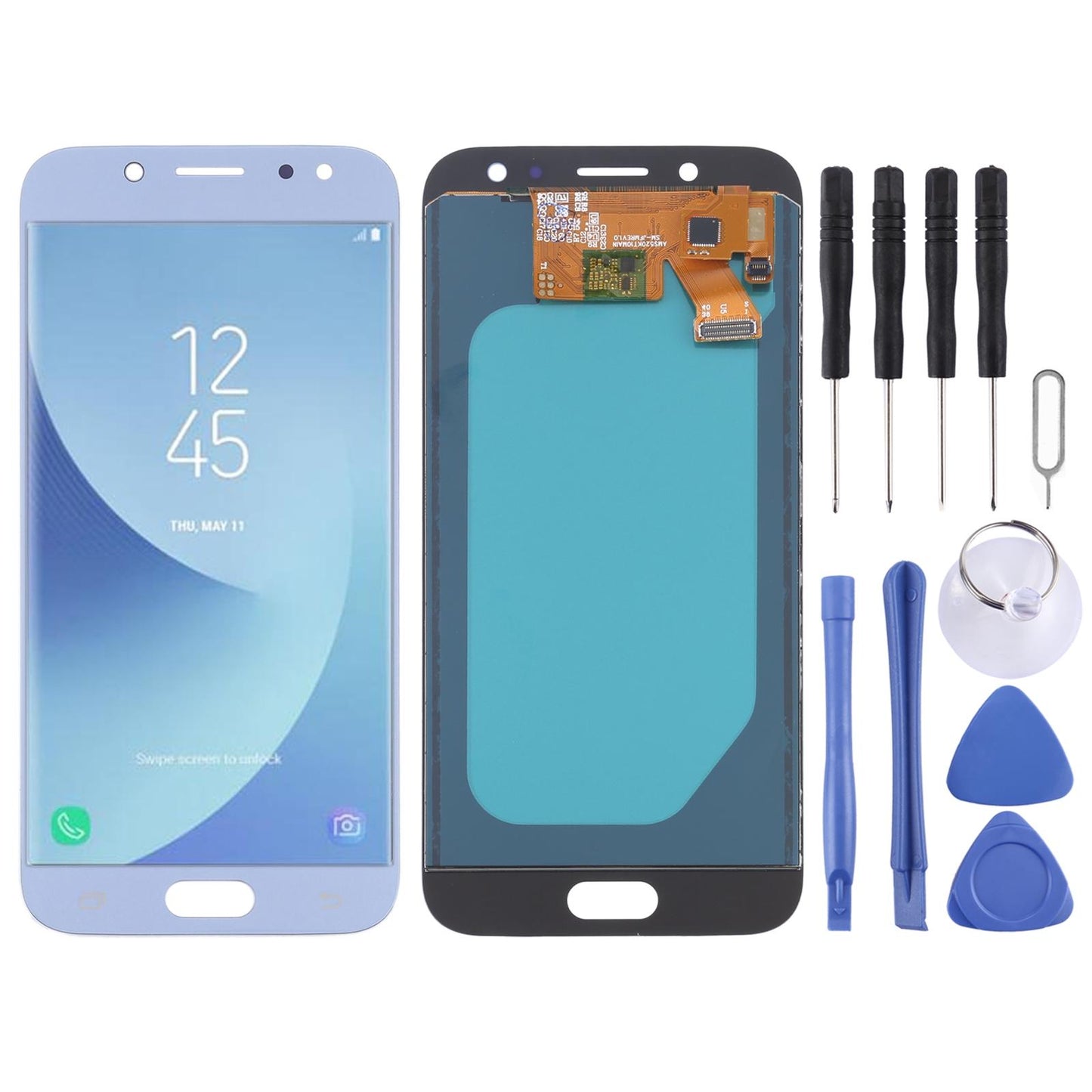 Display unit TFT voor Samsung Galaxy J5 2017 J530 (blauw)
