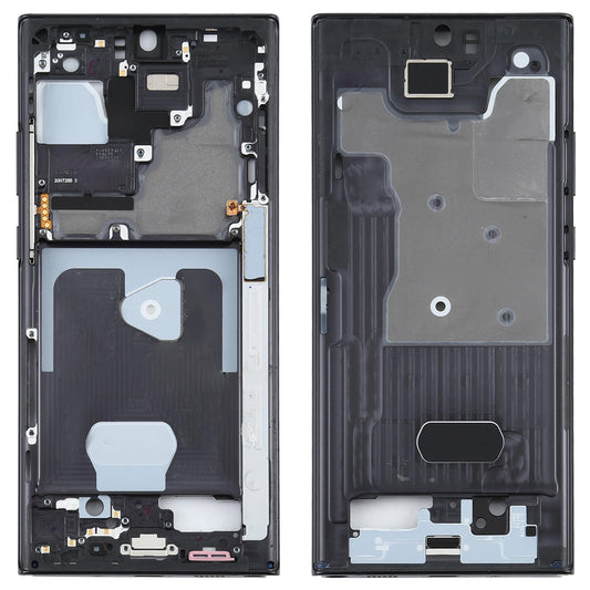Middenframe met onderdelen voor Samsung Galaxy Note20 Ultra SM-N985F (zwart)
