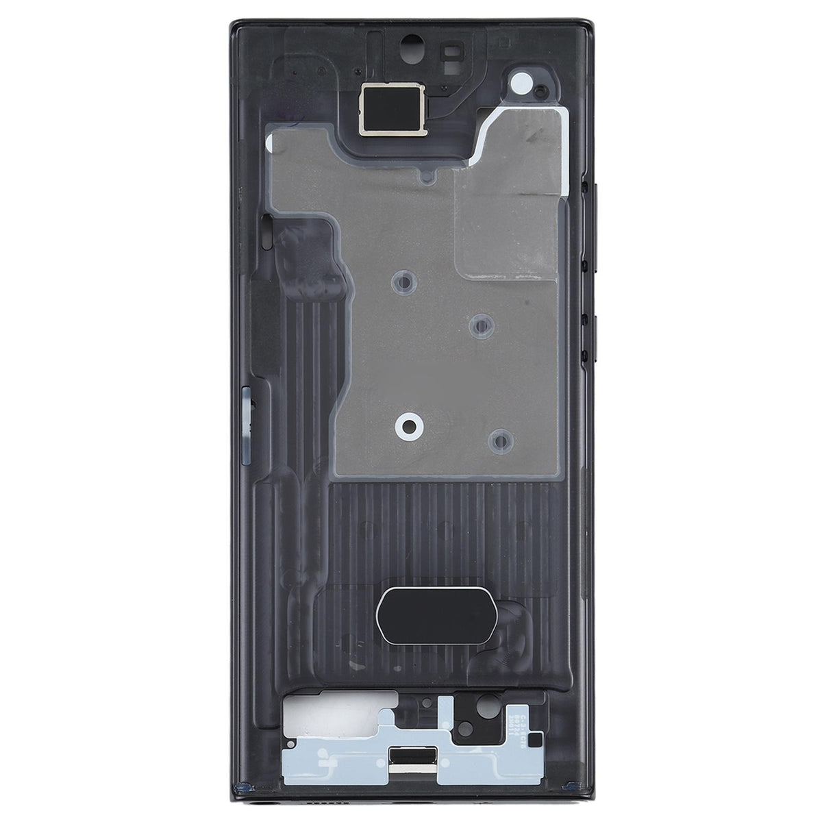 Middenframe met onderdelen voor Samsung Galaxy Note20 Ultra SM-N985F (zwart)