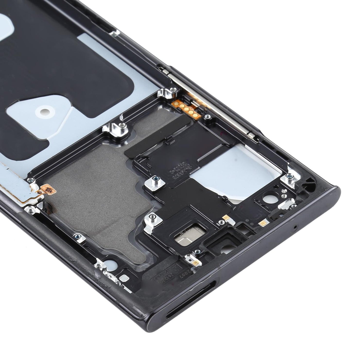 Middenframe met onderdelen voor Samsung Galaxy Note20 Ultra SM-N985F (zwart)