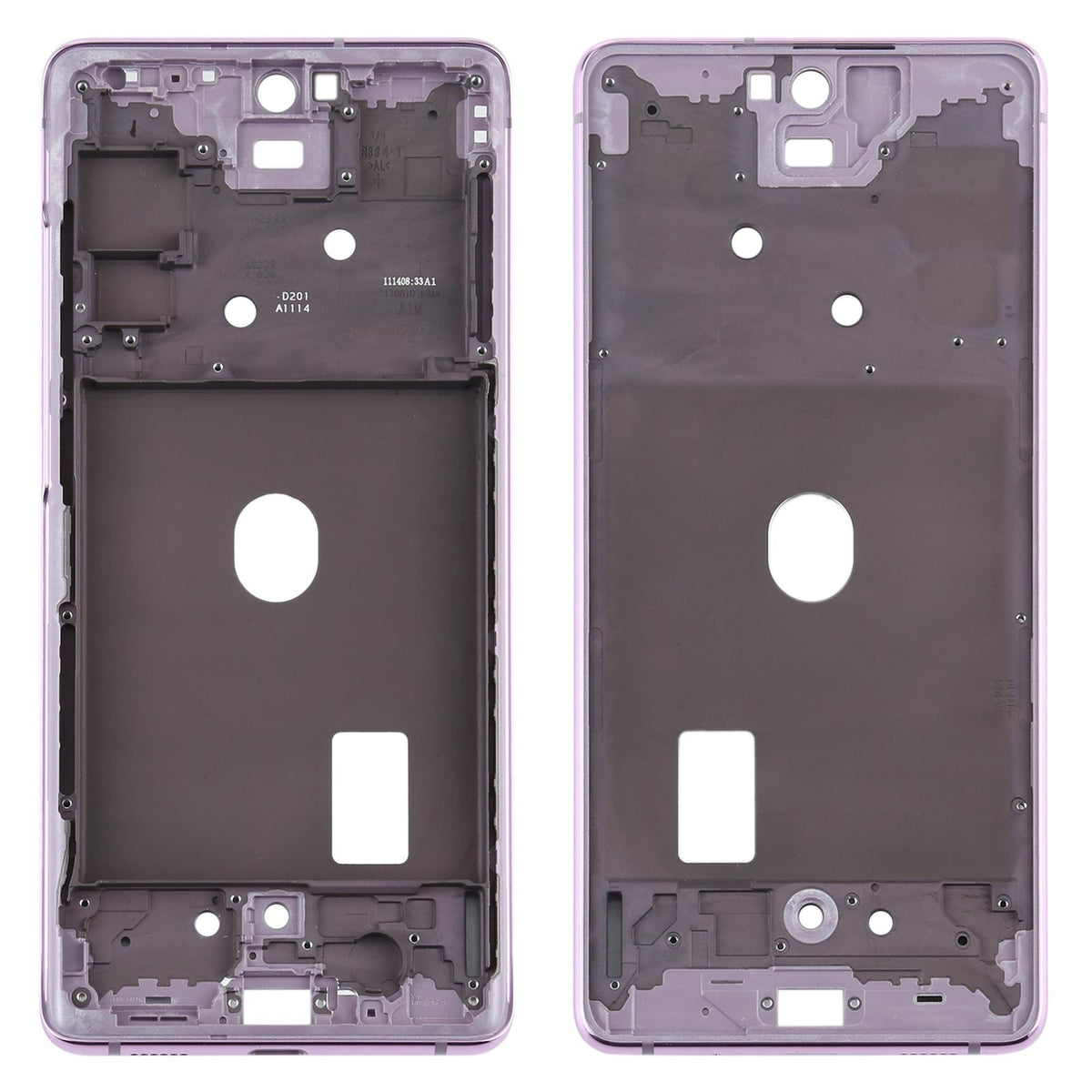 Middenframe voor Samsung Galaxy S20 FE (paars)