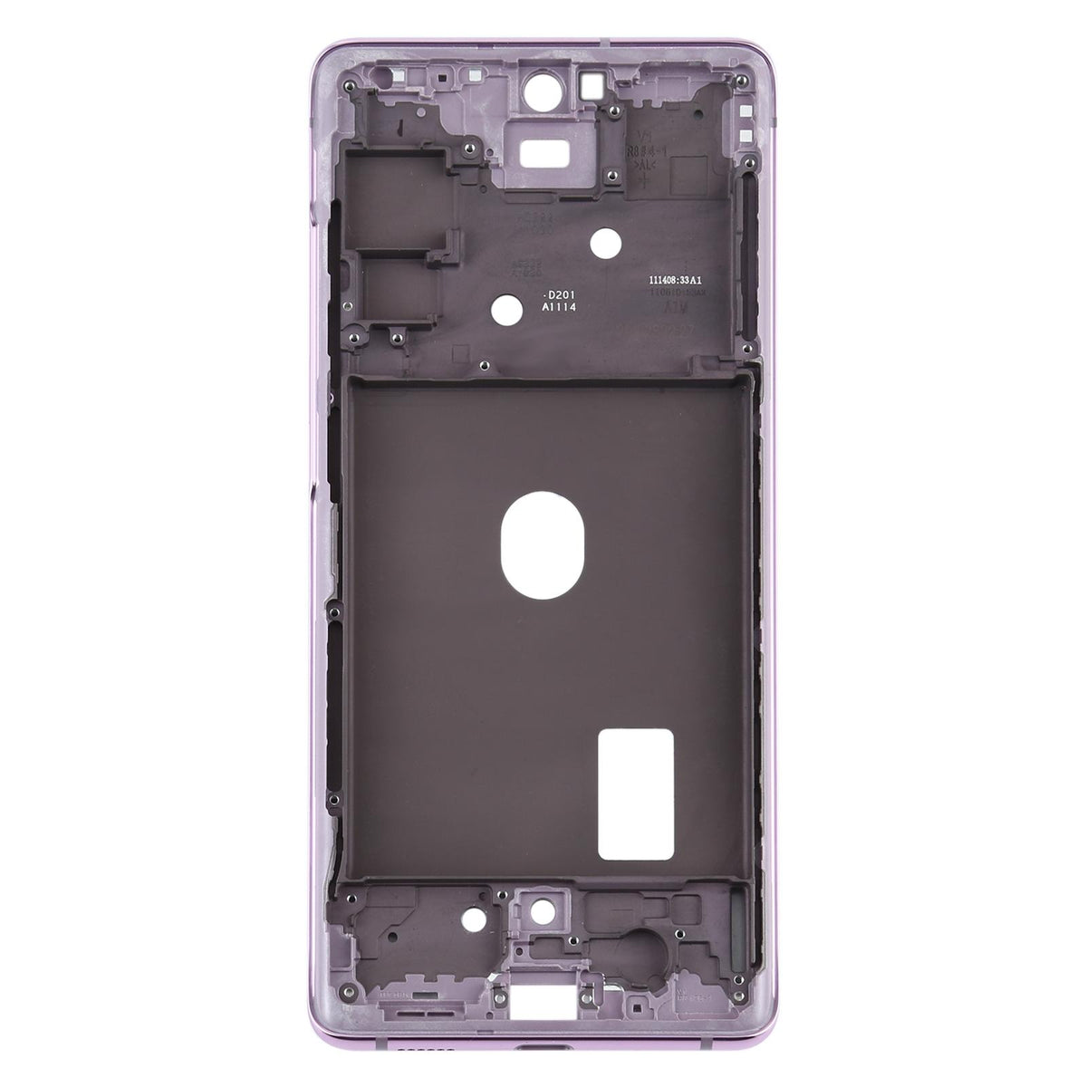 Middenframe voor Samsung Galaxy S20 FE (paars)