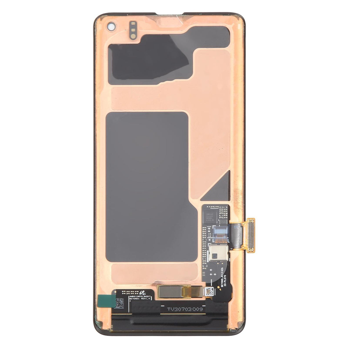 Display unit AMOLED voor Samsung Galaxy S10 4G (zwart)