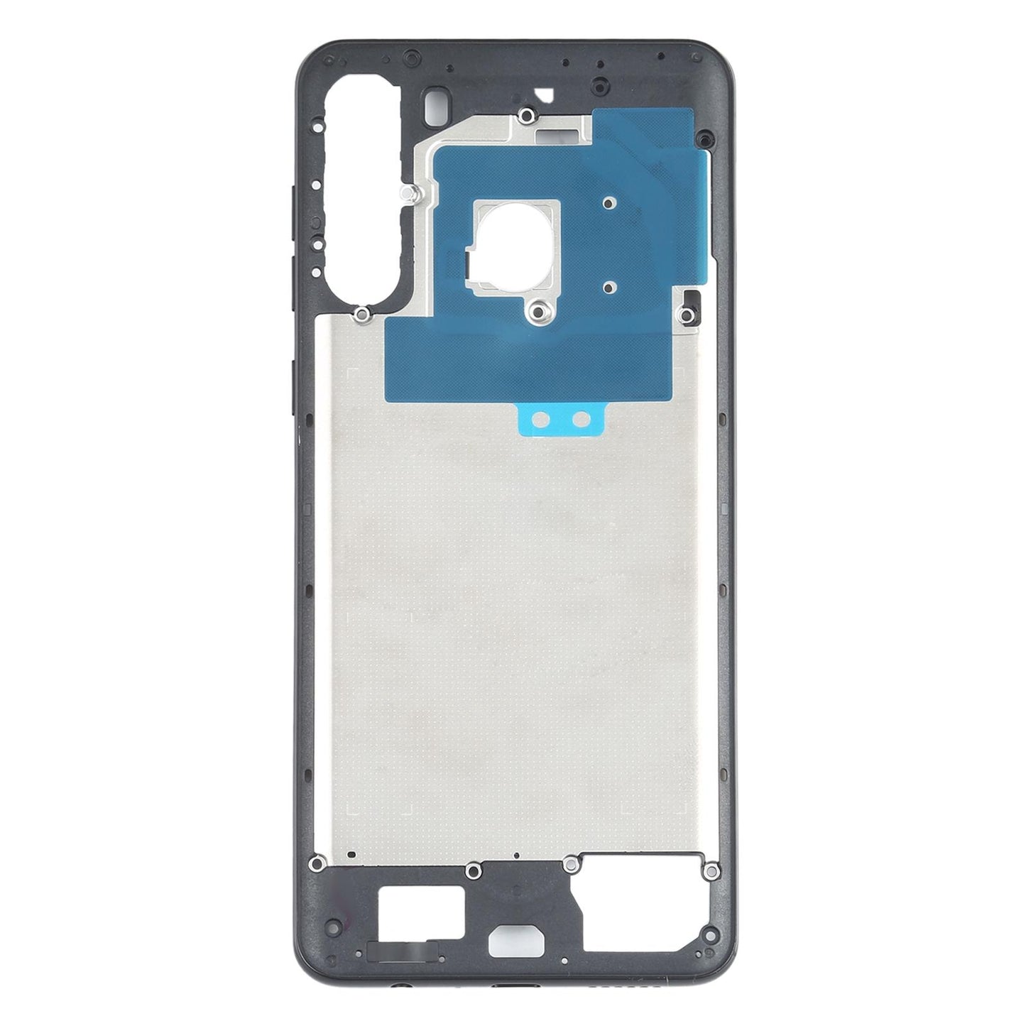 Middenframe voor Samsung Galaxy A21 SM-A215 (zwart)